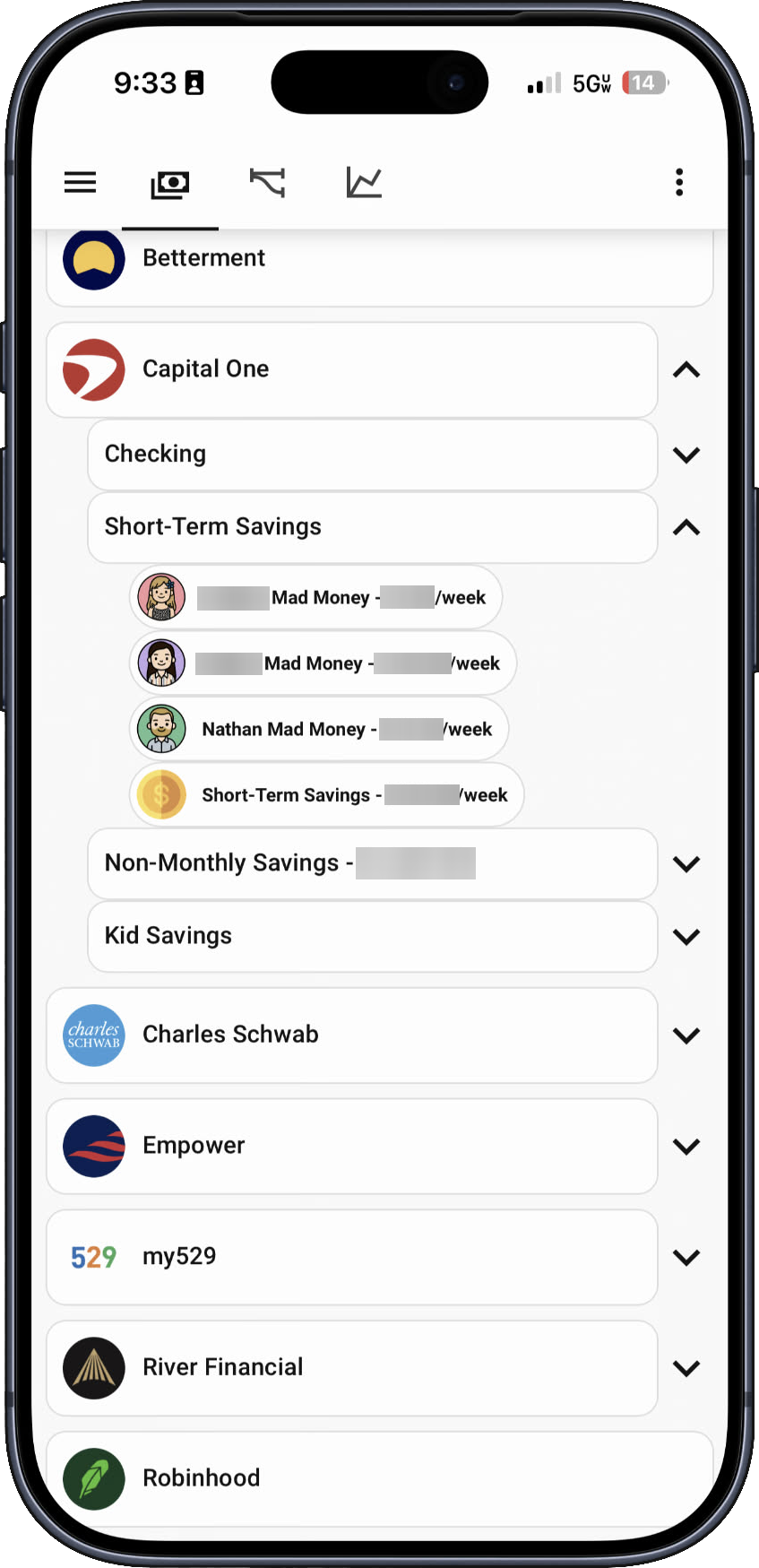 Financial Dashboard Mobile 3